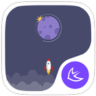 moon-APUS Launcher theme icône