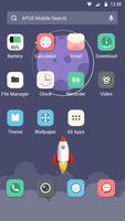 moon-APUS Launcher theme ภาพหน้าจอ 1