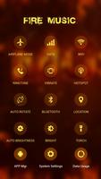 Flame Music APUS Launcher them screenshot 2