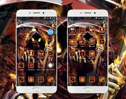 Flames Hell Moloch-APUS Launcher theme โปสเตอร์