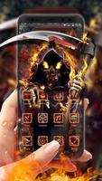 Flames Hell Moloch-APUS Launcher theme ảnh chụp màn hình 2