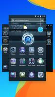 Blue Mech Planet APUS theme &  تصوير الشاشة 1