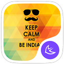Keep calm-APUS Launcher theme APK