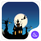 Scary Halloween pumpkin night free theme icon