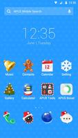 Merry Christmas  Santa &HD Wallpapers -APUS theme plakat