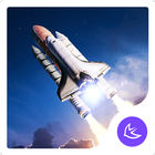 Rocket Sky Space-APUS Launcher أيقونة