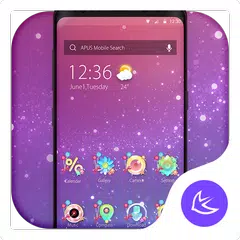 Lovely Colorful Candy Theme &H APK Herunterladen