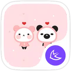Bonito Panda Bebê tema e papéis de parede HD
