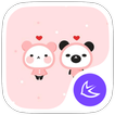 Panda lucu Bayi tema dan wallpaper HD