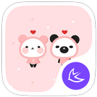 Cute Panda Baby theme & HD wallpapers 图标