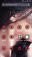 Rose-APUS Launcher theme পোস্টার