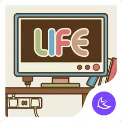 Cute Simple Life Theme for And APK 下載