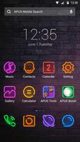 Shine Neon Lights Theme & HD W ภาพหน้าจอ 3