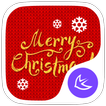 Warm Red Cartoon Merry Christm