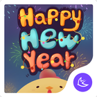 New year|APUS Launcher theme أيقونة