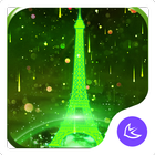 Neon Green Eiffel Tower-APUS L 图标