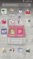 Snoopy theme for APUS syot layar 1