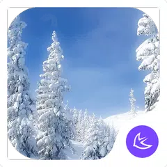 download Snow-APUS Launcher theme APK