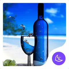 Seaside-APUS Launcher theme APK download