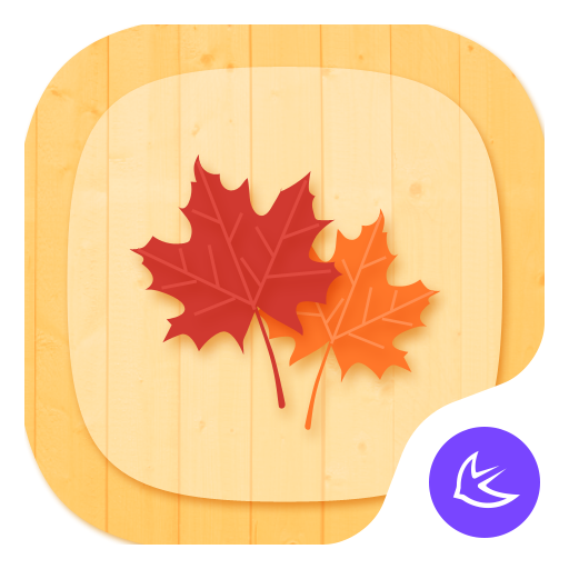 Simple Autumn leaves APUS theme & wallpapers