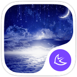 Shining moon theme icon