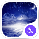 Shining moon theme APK