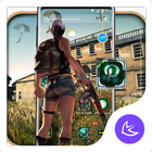 ikon Survival Battle APUS Launcher theme