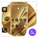 Golden Silk APUS Launcher Them aplikacja