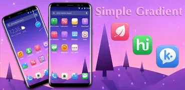 Simple gradient APUS Launcher 