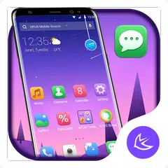 Simple gradient APUS Launcher  APK download
