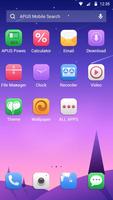 Simple gradient APUS Launcher  screenshot 1