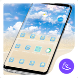 Blue Sky & Cloud APUS Launcher icono