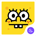 Cartoon yellow cute tiny sponge APUS fashion theme アイコン