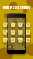 Cartoon yellow cute tiny sponge APUS fashion theme スクリーンショット 2