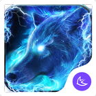 Starlight Galaxy Ice  Wolf-APUS Launcher theme アイコン