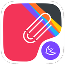 Colorful point Line theme APK