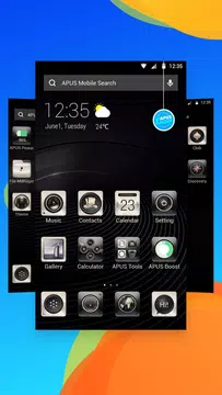 Screenshot 2 for Gentleman-APUS Launcher theme