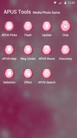 Pink Dream-APUS Launcher theme скриншот 2