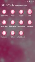 Pink Dream-APUS Launcher theme capture d'écran 2