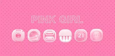 Chica Pink-APUS Launcher tema