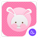 Pink Girl-APUS Launcher theme APK