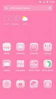 Pink Girl-APUS Launcher theme Plakat