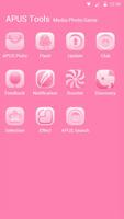 Pink Girl-APUS Launcher theme ảnh chụp màn hình 2