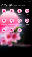 Pink Heart Love-APUS Launcher  скриншот 2