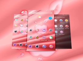 Pembe Telefon -- Launcher Ücre Ekran Görüntüsü 1