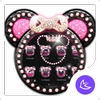 Pink Mickey Diamond – APUS launcher theme