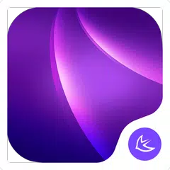 Purple-APUS Launcher theme アプリダウンロード