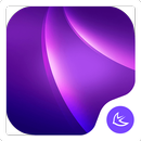 Purple-APUS Launcher theme APK