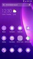 Purple-APUS Launcher theme-poster