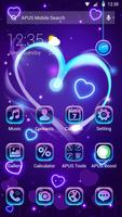 Purple romantic love  APUS Lau plakat